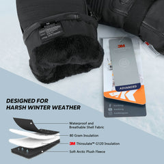 KastKing ThermoGrip Mittens Gloves