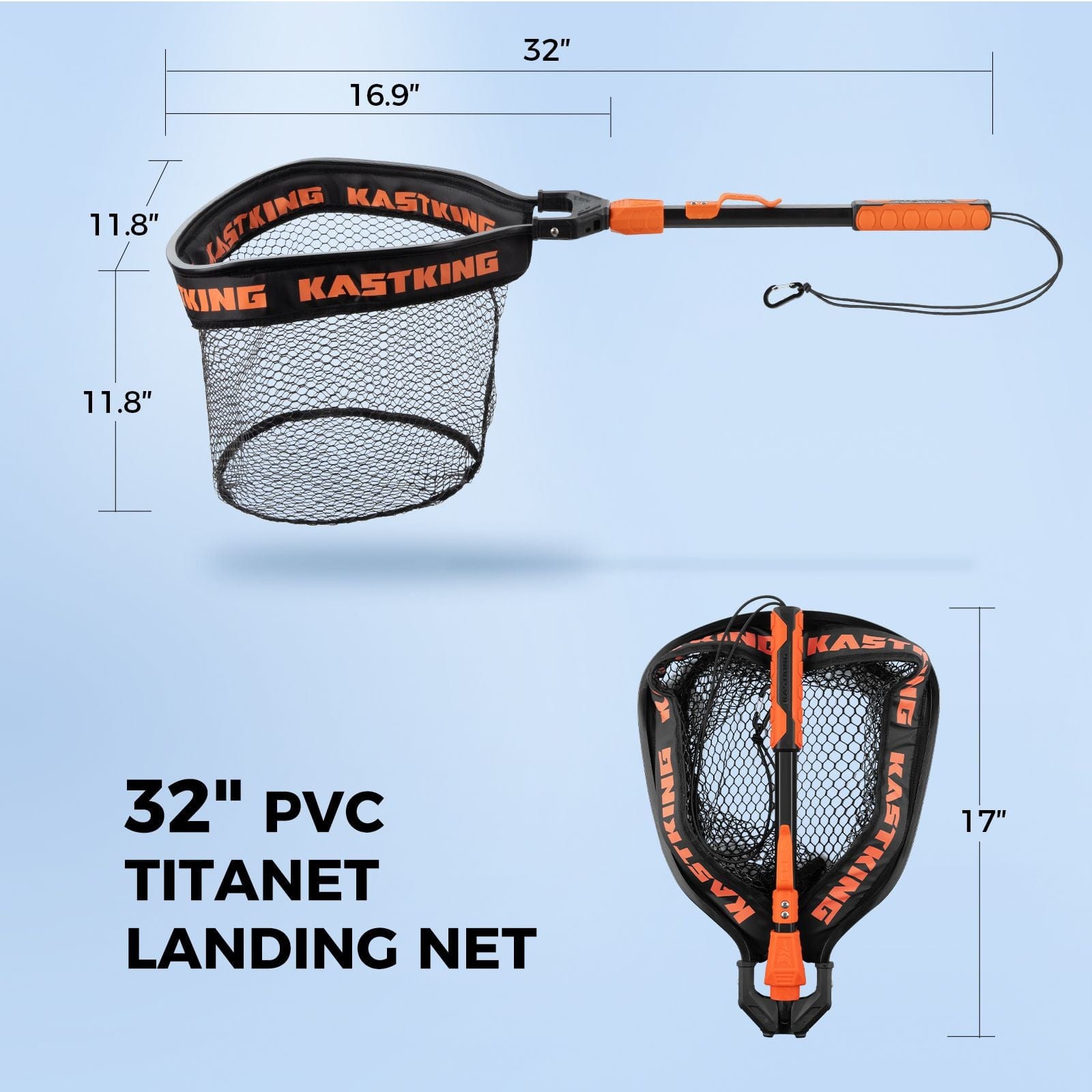 arr kast kings fishing nets any good KastKing Titanet Fishing Net Silicone Net / 16.5'' | 12.6''