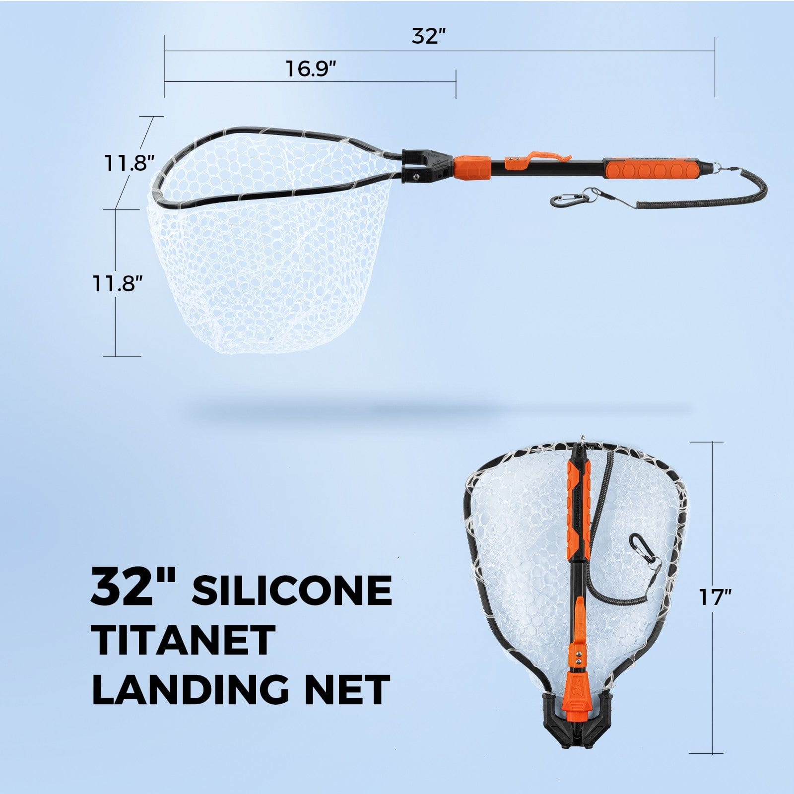 arr kast kings fishing nets any good KastKing Titanet Fishing Net Silicone Net / 16.5'' | 12.6''