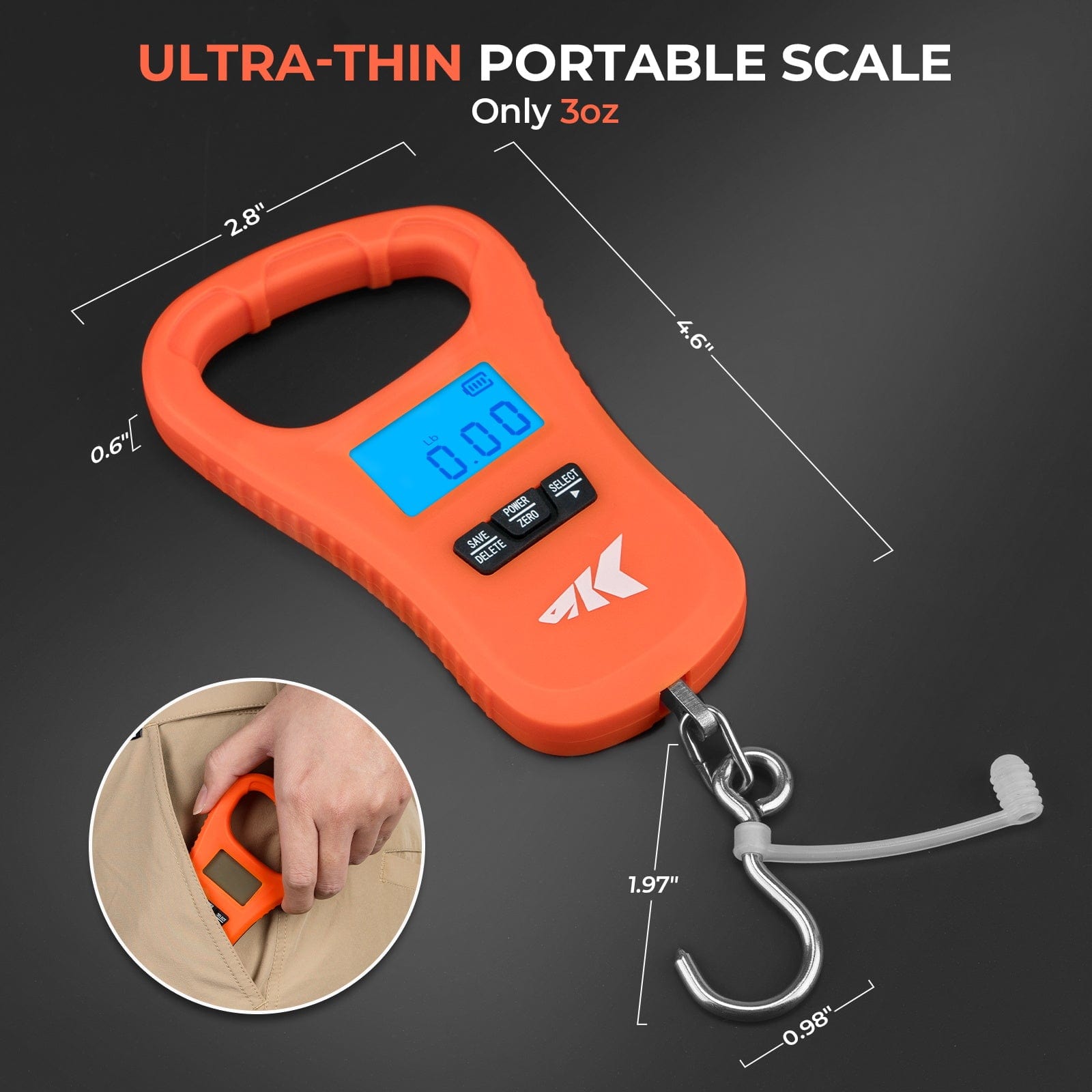 KastKing ToughTide USB Charging Fishing Scale