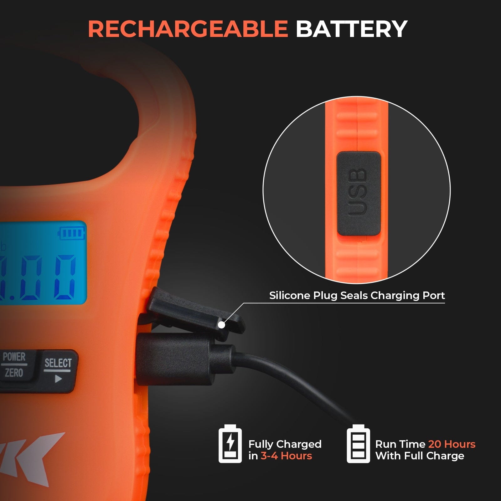 KastKing ToughTide USB Charging Fishing Scale