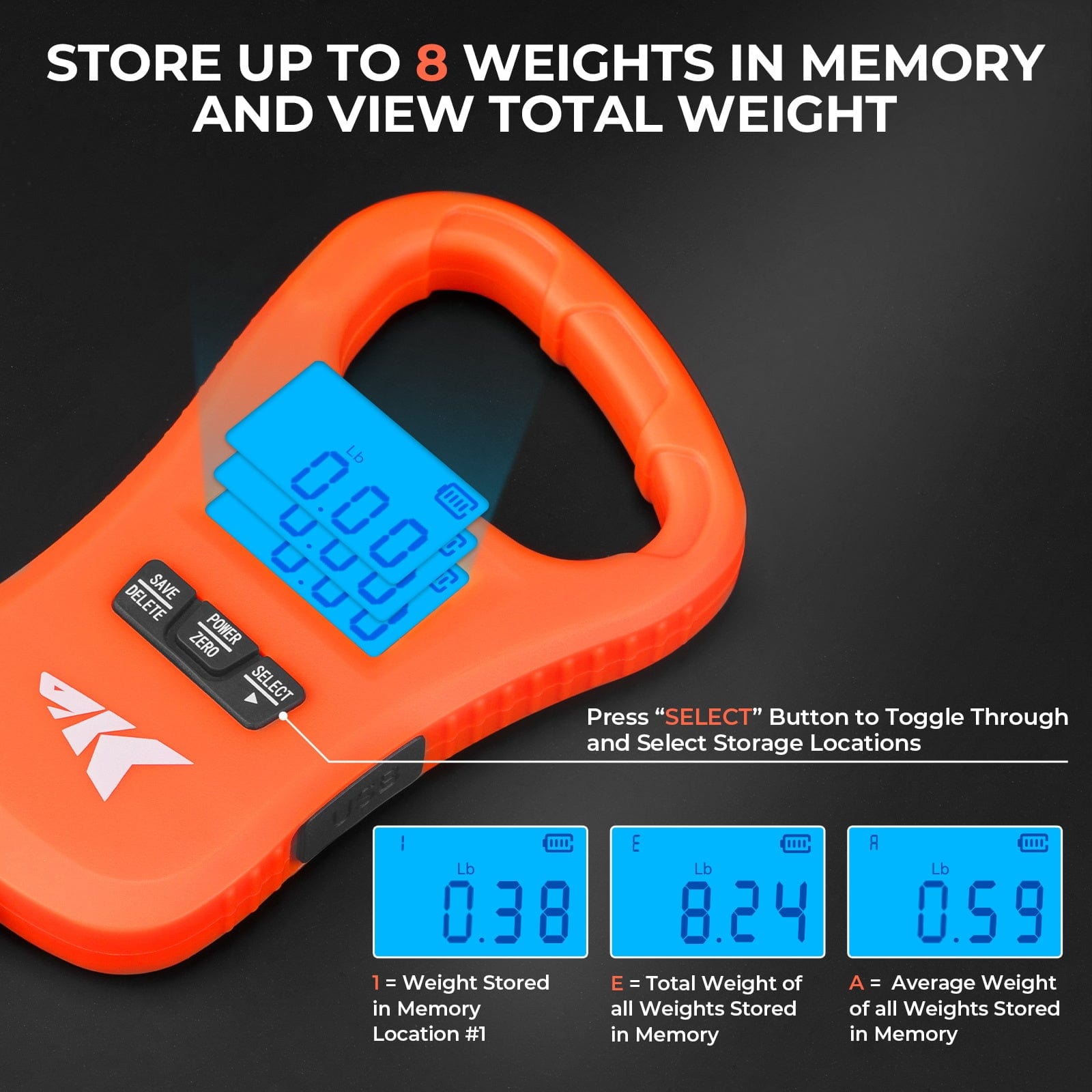 KastKing ToughTide USB Charging Fishing Scale