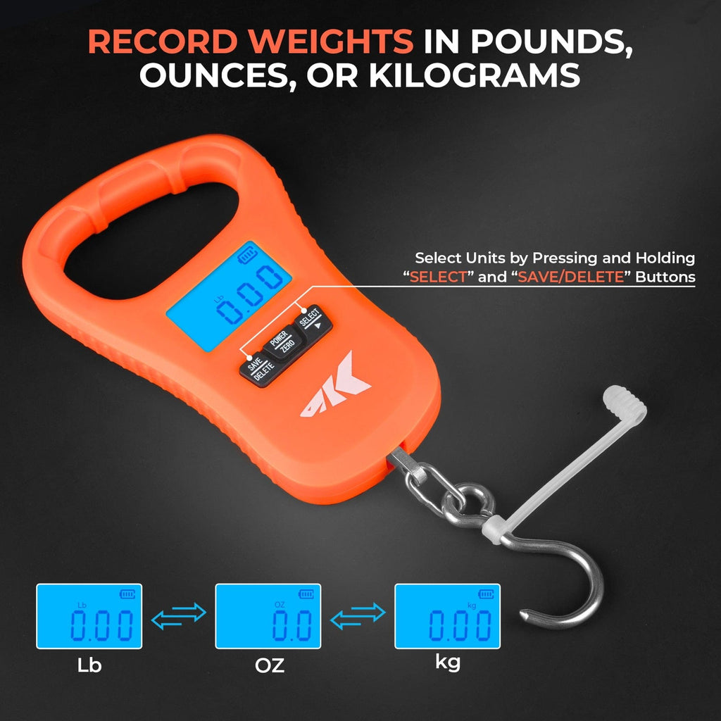 KastKing Fish Scale, Best Fish Scale with Lip Gripper, ToughTide USB ...