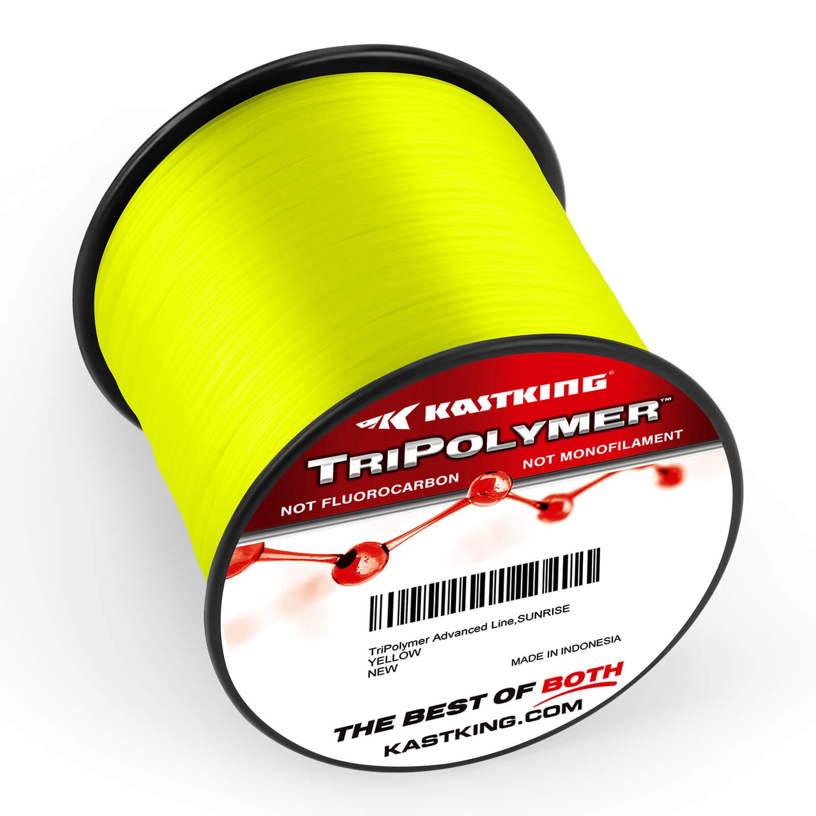 KastKing TriPolymer Advanced Monofilament Fishing Line - Max Green, 1/4lb Spool - Max Green by Sportsman's Warehouse