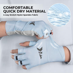 KastKing Ultimate Angler Fingerless SPF Sun Gloves
