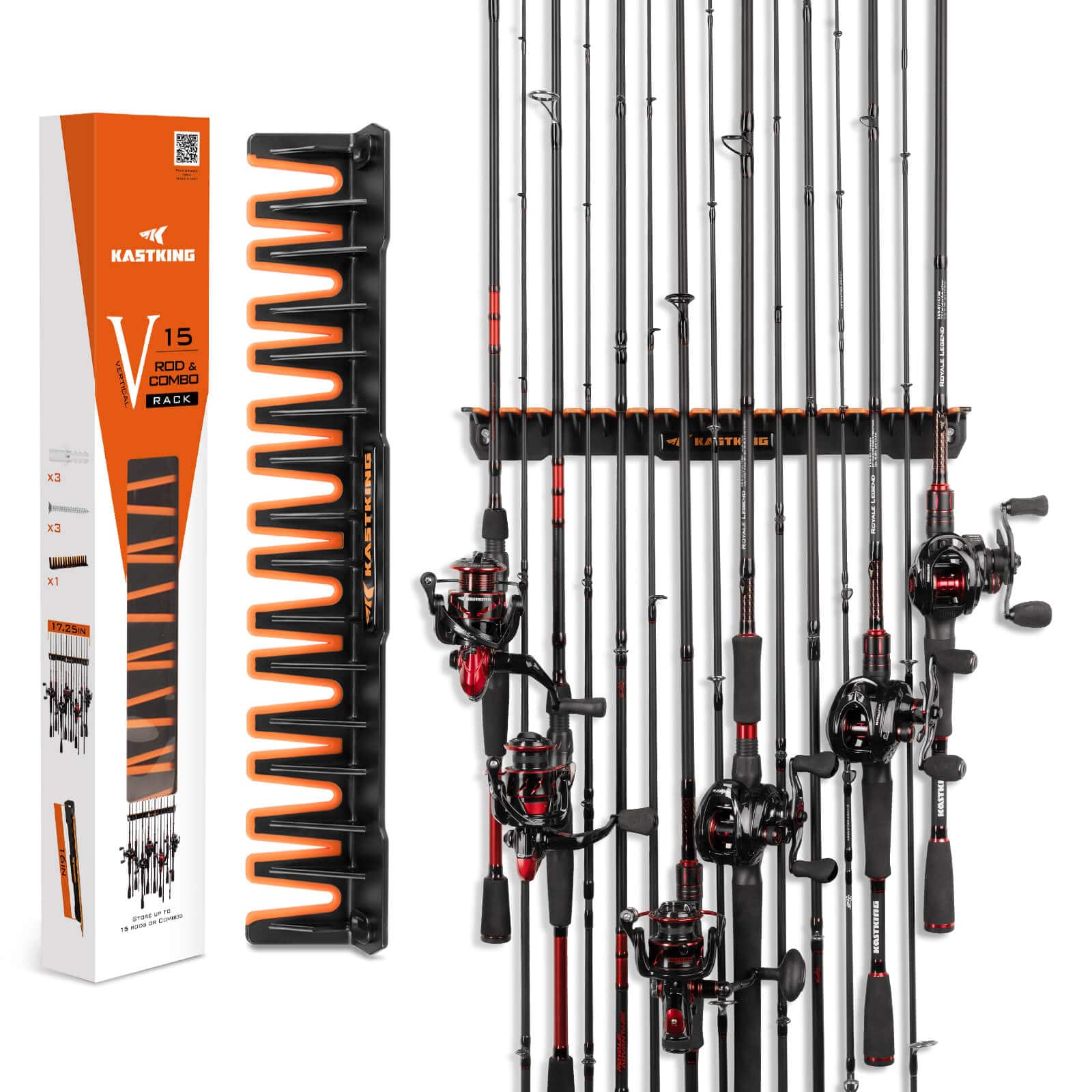 KastKing Patented V15 Vertical Fishing Rod Holder KastKing Patented V15 Vertical Fishing Rod Holder