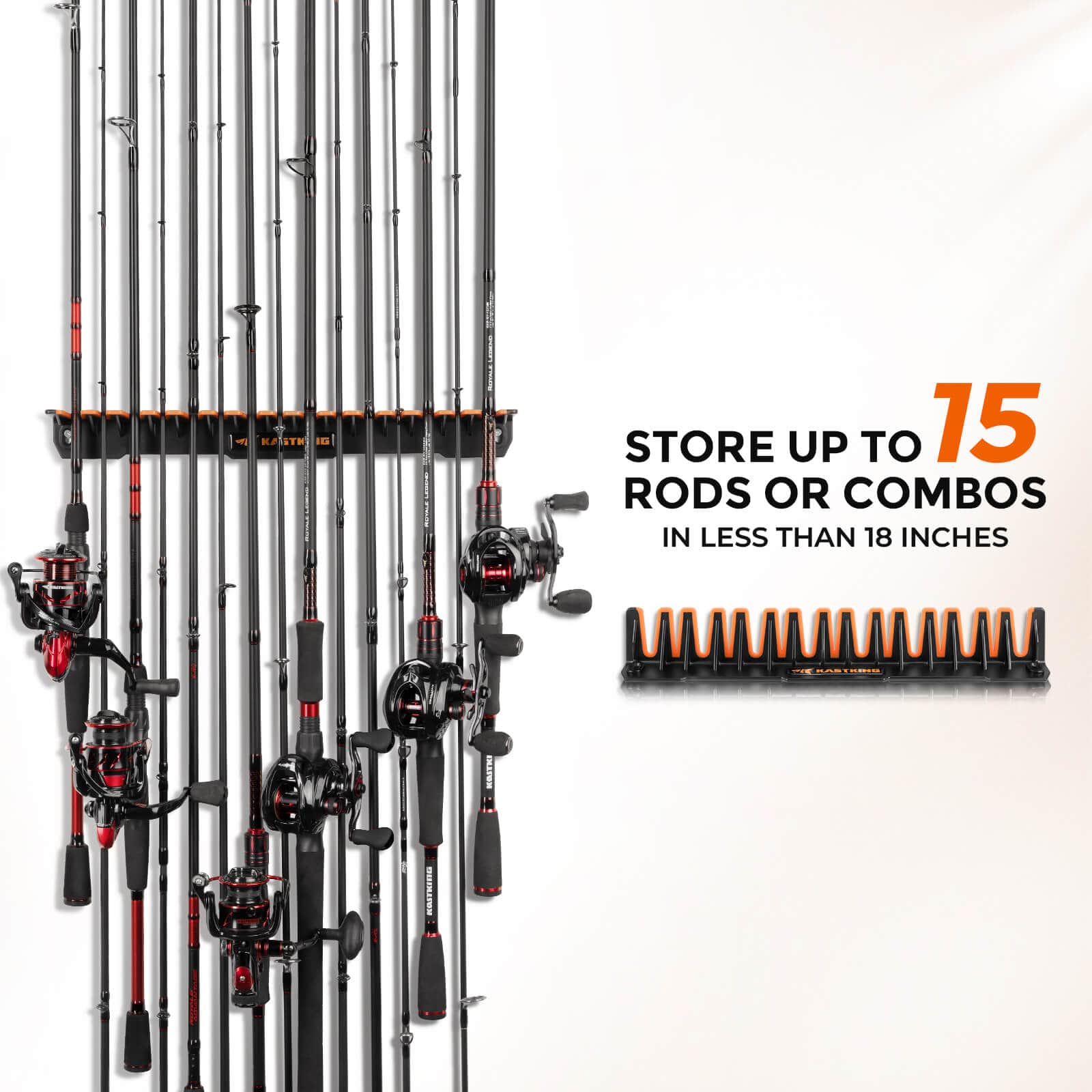 best fishing rod and reel storage Stillwater Pole Rack and scuffs KastKing Patented V15 Vertical Fishing