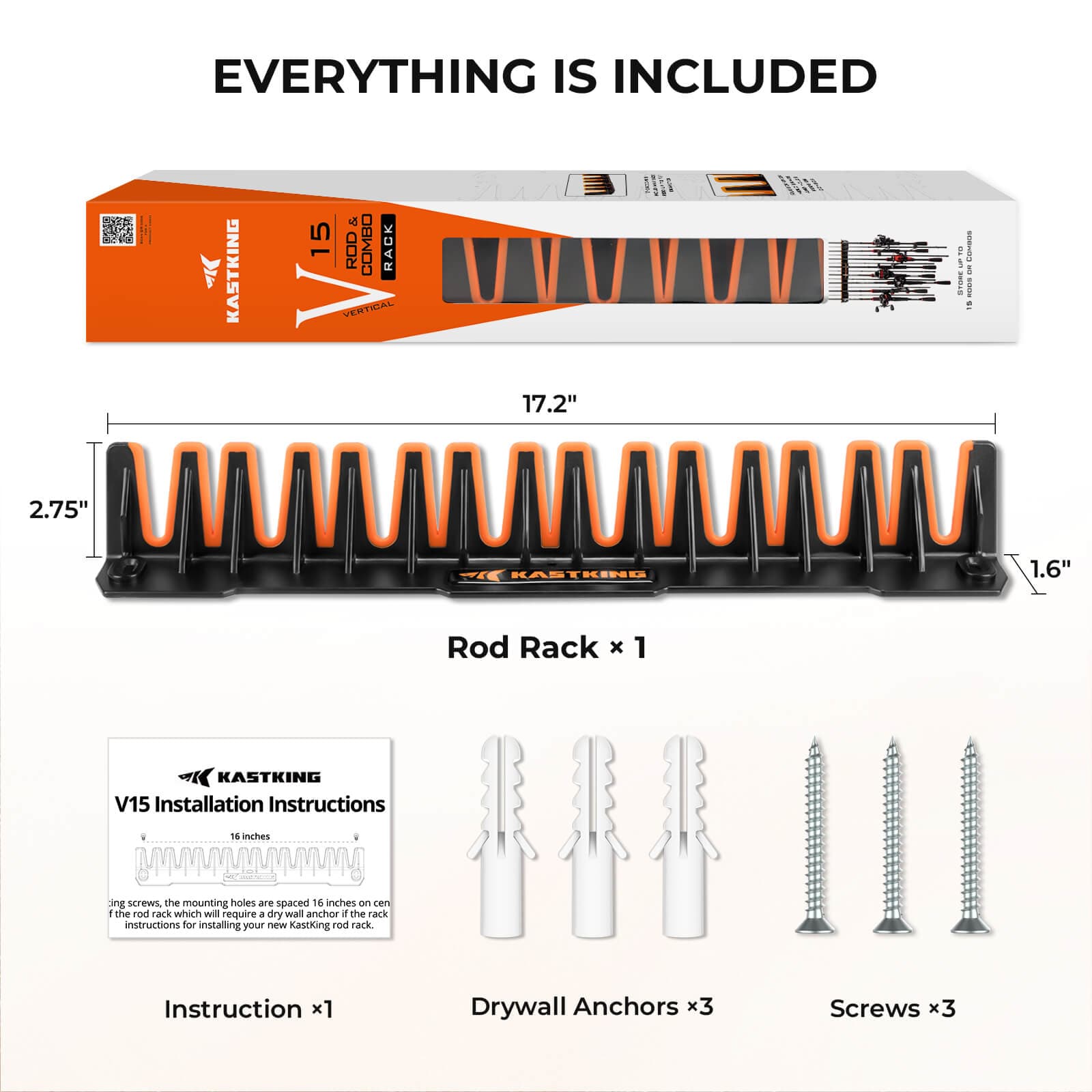 KastKing Patented V15 Vertical Fishing Rod Holder