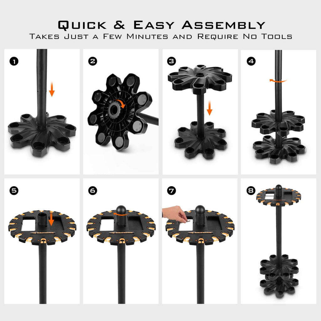 V Rod Rack KastKing V16 Revolution Floor Rod Rack | Rod Holder