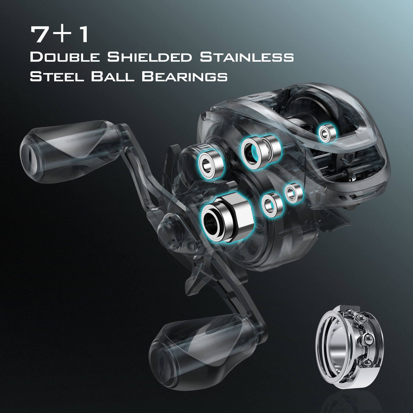 KastKing Zephyr BFS Reel Casting on Zero Brakes using Sharky 3 Dynamic  Braking Plate #shorts 