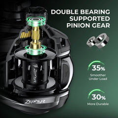 KastKing Zephyr Dual-tip Baitcaster Rod and Reel Combo