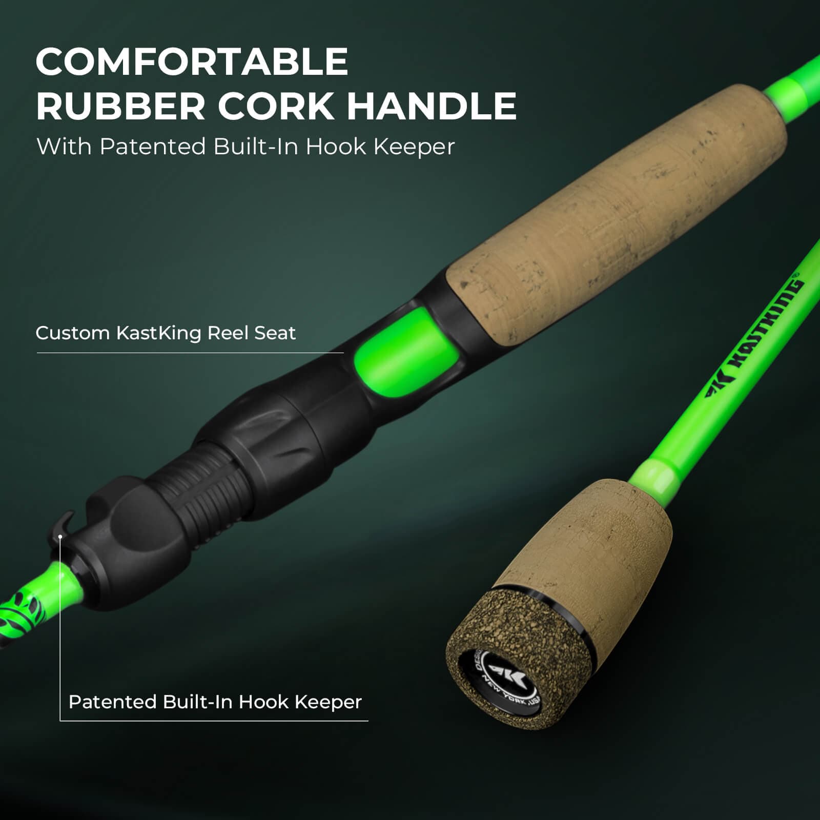 KastKing Zephyr Dual-tip Spinning Fishing Rod and Reel Combo KastKing Zephyr Dual-tip Spinning Fishing Rod and Reel Combo