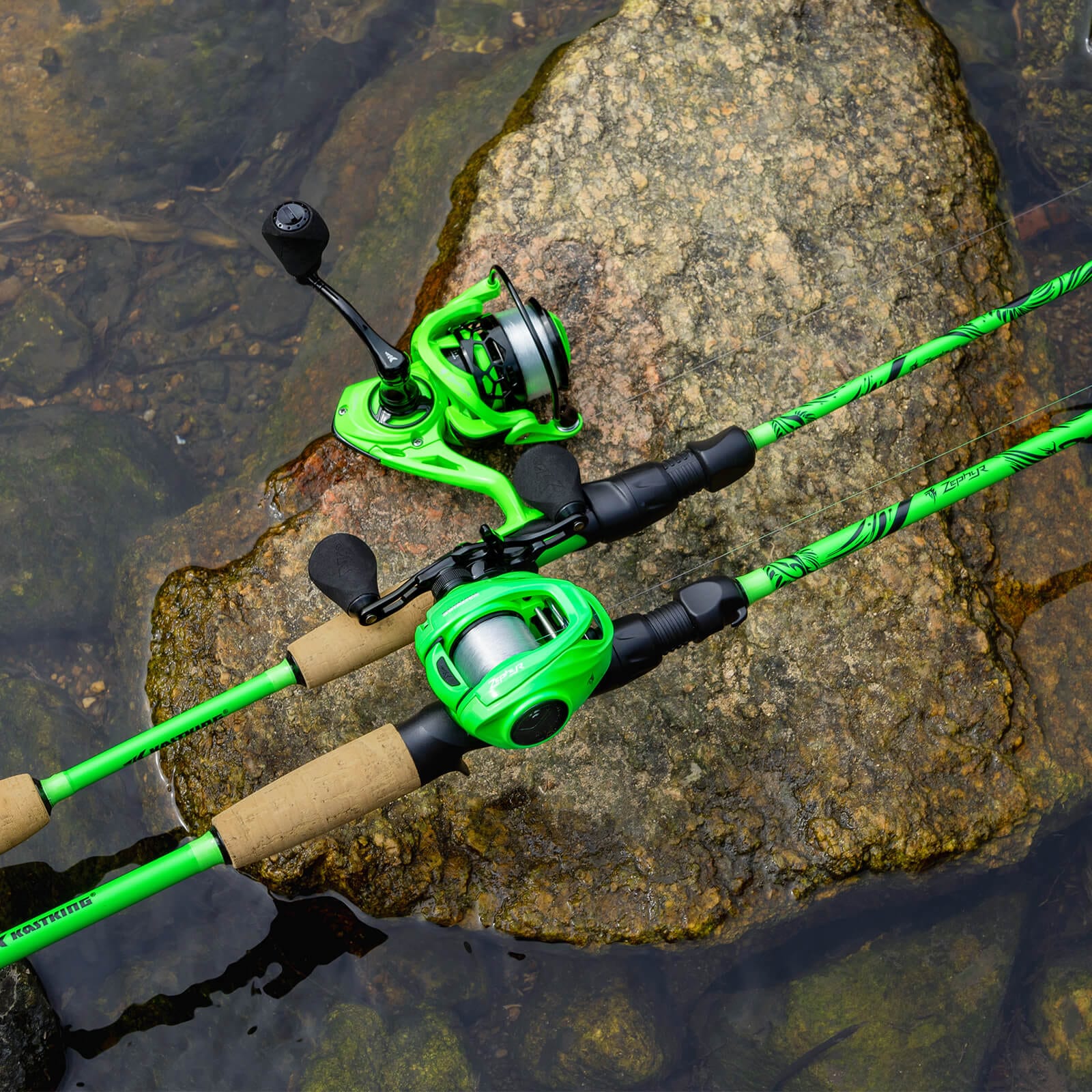 baitcaster fishing rod and reel combo RETRO Baitcast Combos Bait Caster Best Flipping Rod