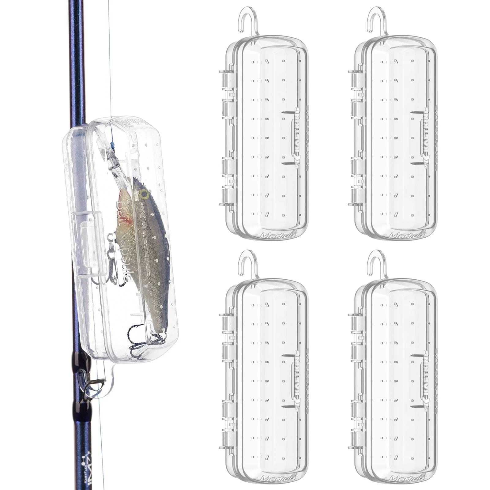 KastKing Free Bait Kapsule Fishing Lure Cover 4pcs Kit (Random Style)
