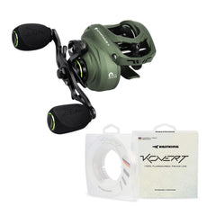 KastKing Spartacus II Baitcasting Reel and Kovert Fluorocarbon Fishing Line