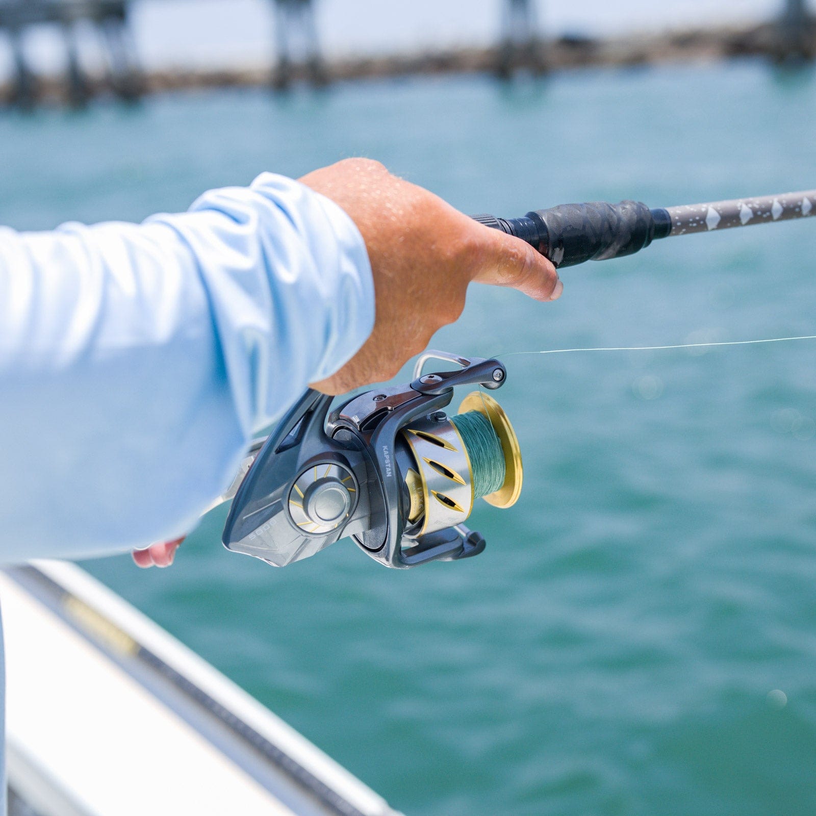 KastKing Kapstan Elite & Kong Saltwater Spinning Reel Combo 8'0 KastKing Kapstan Elite & Kong Saltwater Spinning Reel Combo 8'0