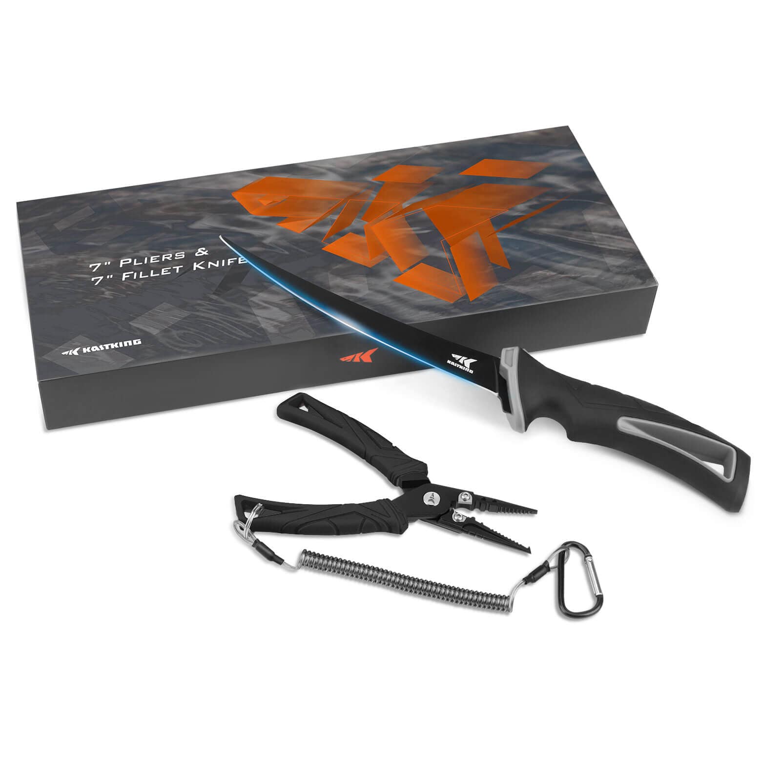KastKing Intimidator Bait Knife and Fillet Knives with Sharpening Stee