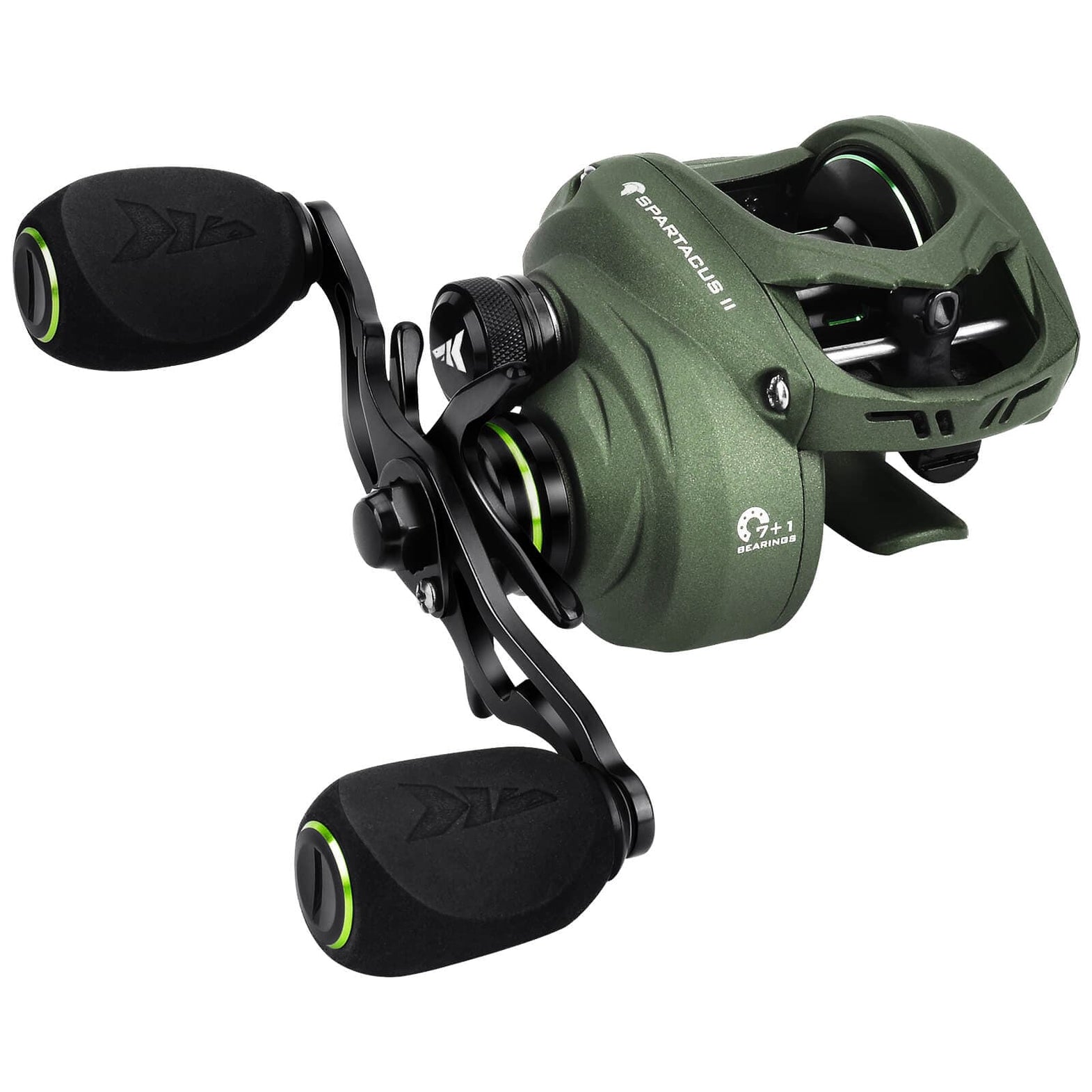 baitcasting fishing reel 2019 top picks HAUT TON Vortex Reels, Saltwater Inshore Surf Trolling Reel, Round Baitcaster Up to 44LBS Powerful Max Drag, Conventional Reel for Catfish, Musky, Salmon(Gold, 40 Right Hand) power faster and faster Guide for Buying the best
