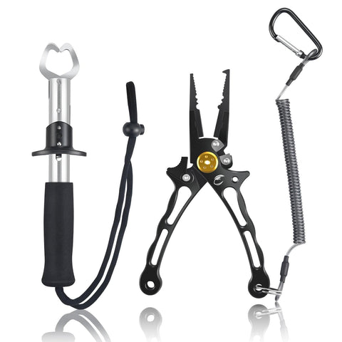 Calamus Fishing Pliers with Fish Lip Gripper