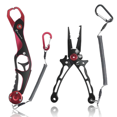 Calamus Fishing Pliers with Fish Lip Gripper