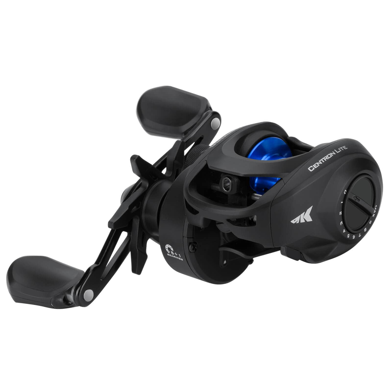 baitcaster fishing reel kastking KastKing Centron Lite Baitcasting Reel Black / 7.1:1 / Left Handed