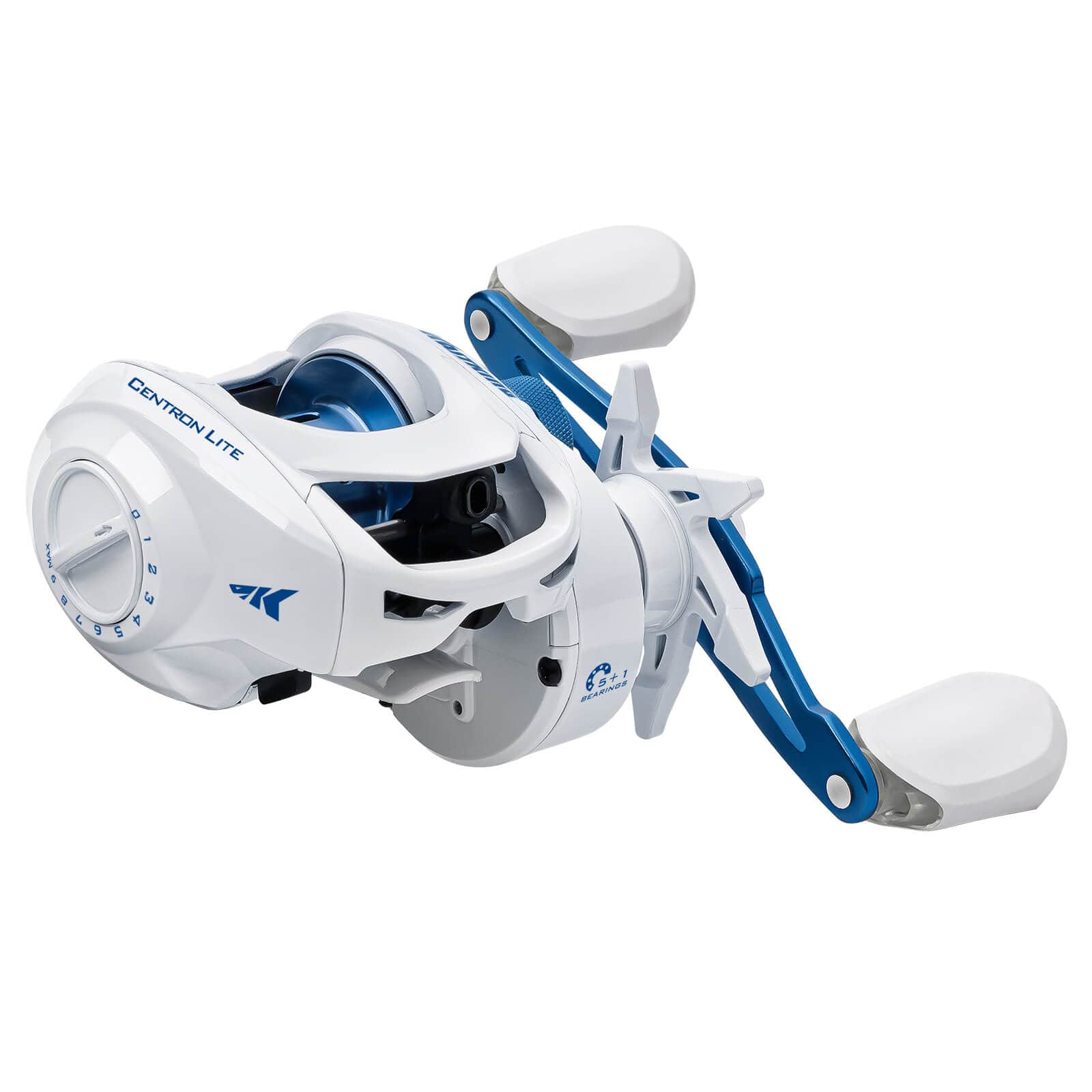 baitcast reels for longer cast KastKing Centron Lite Baitcasting Reel Black / 7.1:1 / Left Handed