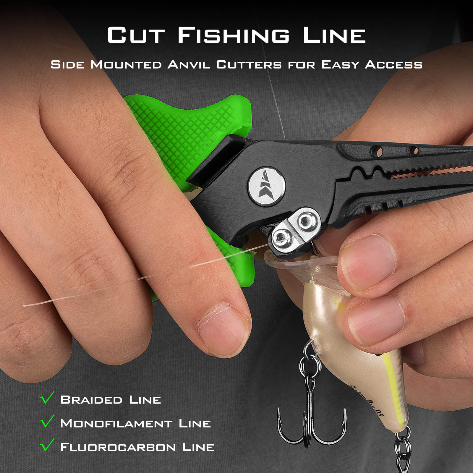 Cutthroat KastKing 7” Fishing Pliers 420 Stainless Steel Plier Fishing  Cutter