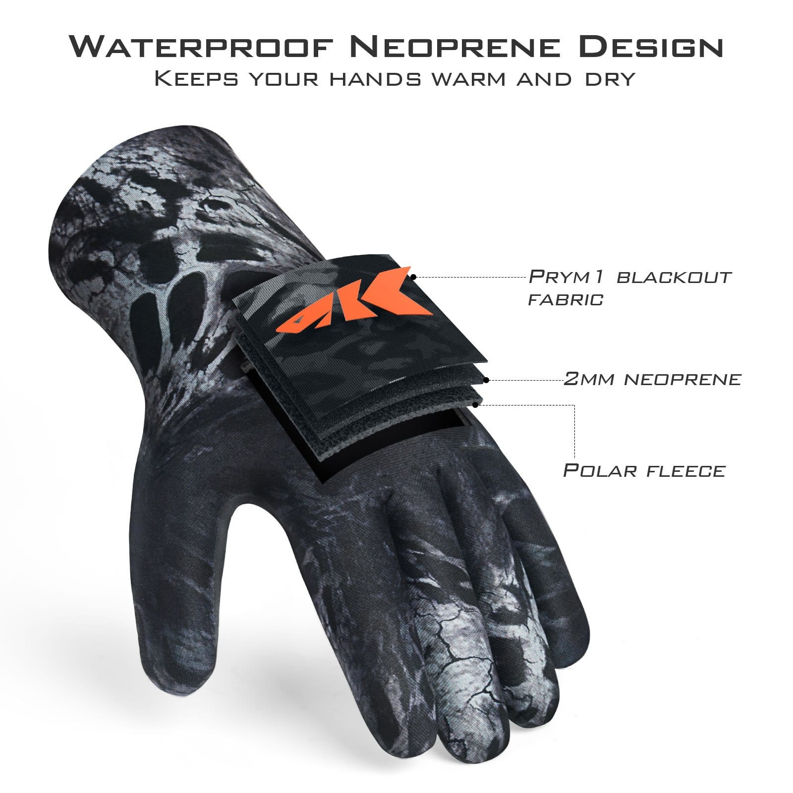 Buy Anglatech Fishing Gloves Waterproof Ice Fishing Cold Weather