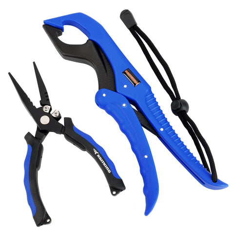KastKing Intimidator Fishing Pliers Combo with Floating Lip Grip