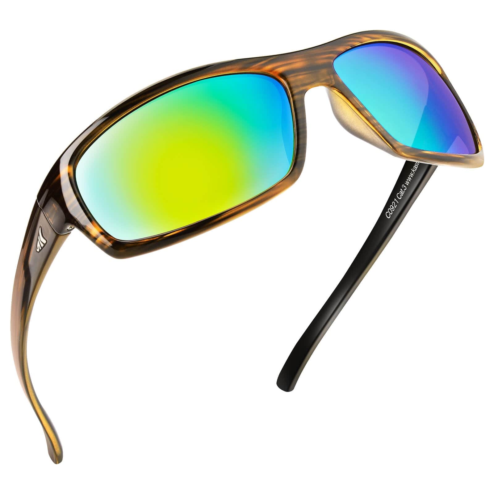 KastKing Hiwassee Polarized Sport Sunglasses for Men and Women - Matt  Blackout | Smoke Base - Ice