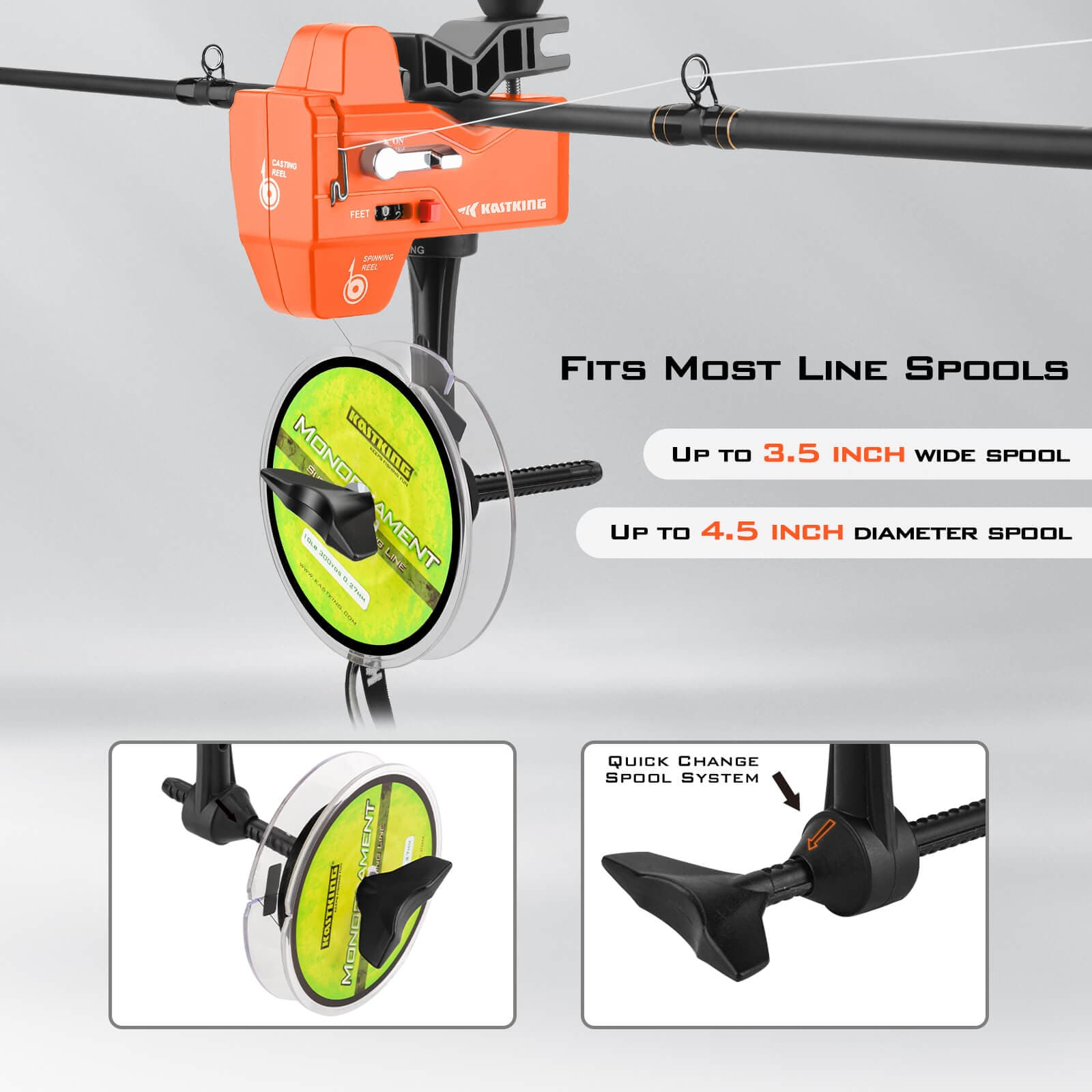 Vacally Fishing Line Spooler, Advanced Suction Cup Kuwait
