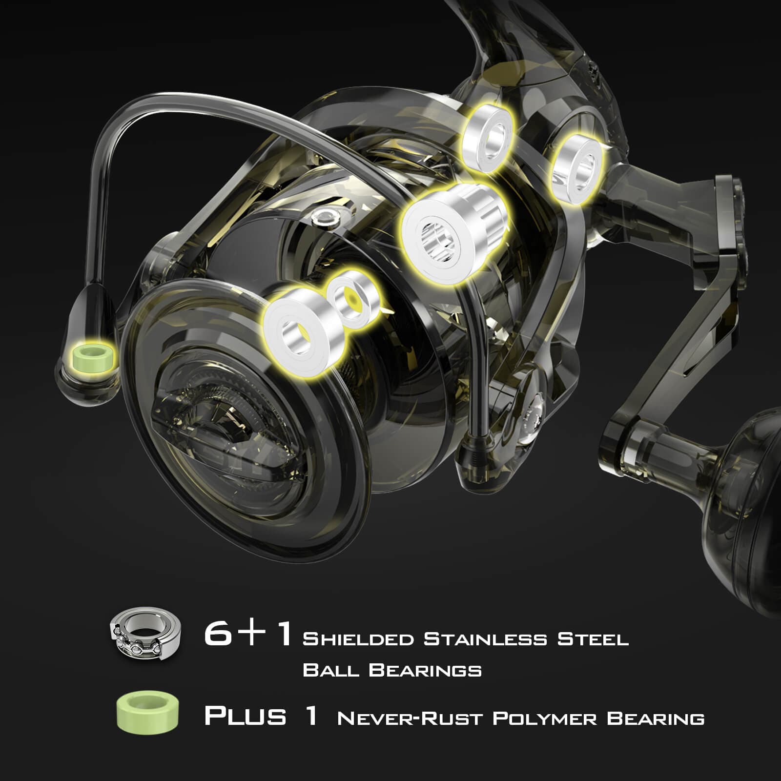 best kastking reel for saltwater Saltwater Spinning Reel, 6000 Size/6+1+1 BB/5.7:1 Gear Ratio/22.3 OZ/40 LBS Max Drag