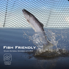 Brutus Fishing Net, Foldable Extendable Fish Landing Net