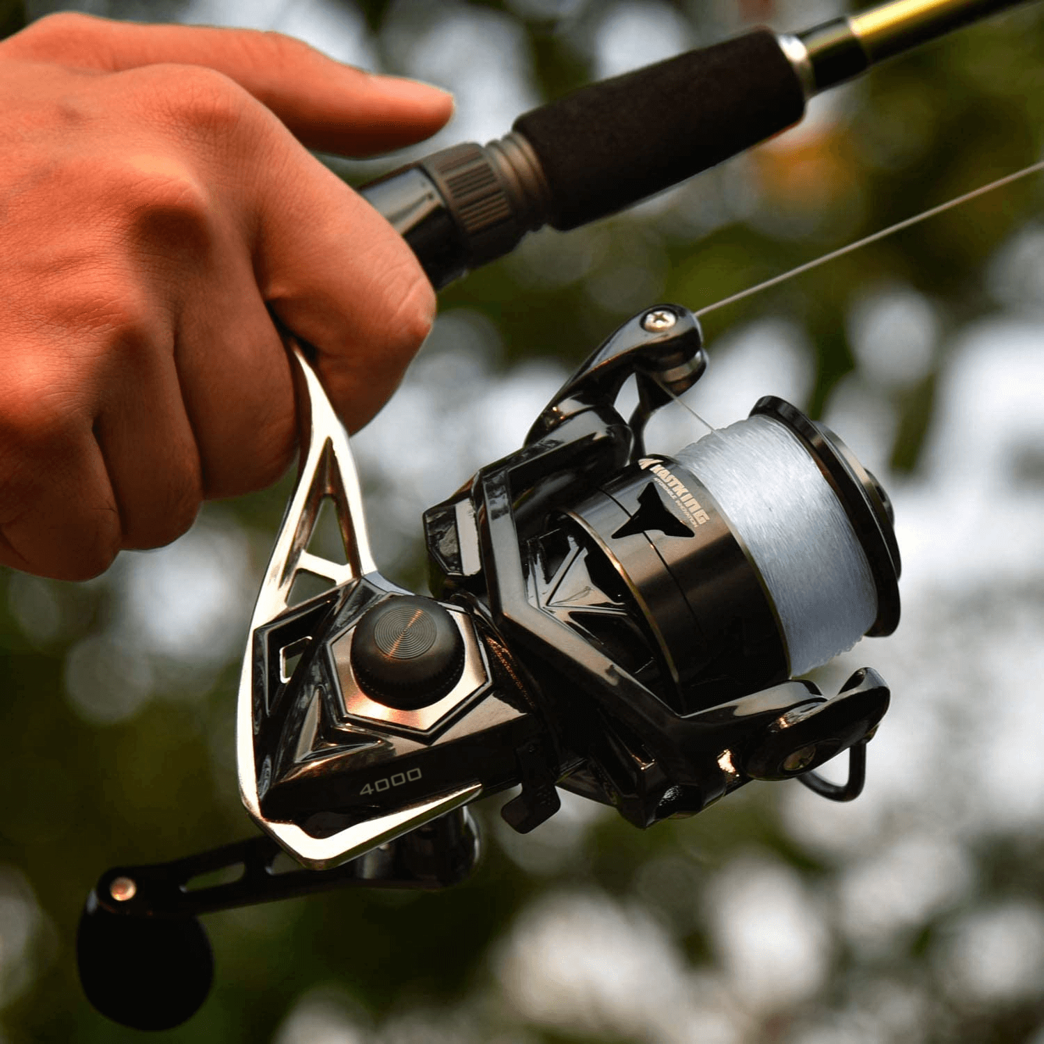 Black KastKing Megatron Spinning Reel, Size: 5 Inches Height at Rs