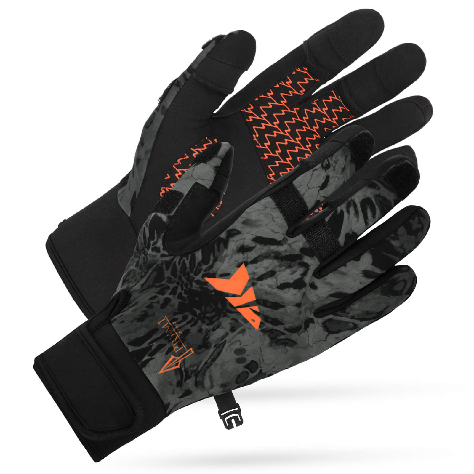 Drasry Neoprene Gloves Touchscreen 3 Cut Fingers Warm Cold Man Woman Winter  Fishing Glove Black L 
