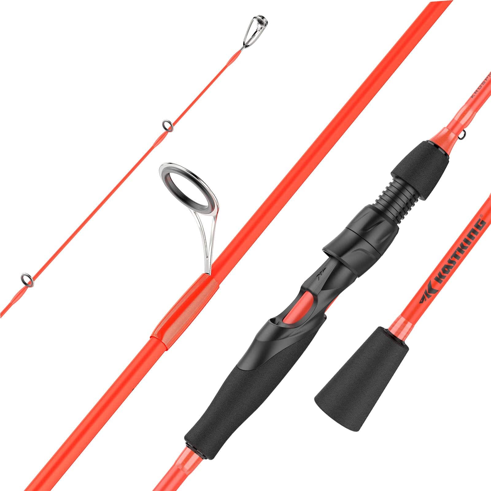 Buy JEKOSEN Portable Travel Casting/Spinning Bass Fishing Rods with Tube  Case Lightweight Carbon Fiber Fishing Pole Fresh Water Medium Power Smooth  Guides&Durable Reel Seats 6ft-9ft Online at desertcartINDIA