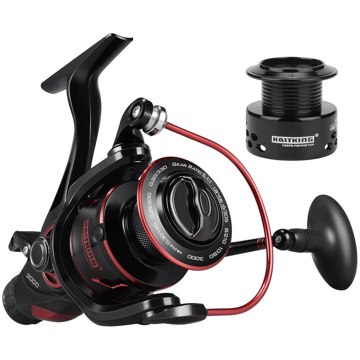 KastKing Sharky III Spinning Fishing Reel,Size 2000 : Buy Online at Best  Price in KSA - Souq is now : Sporting Goods