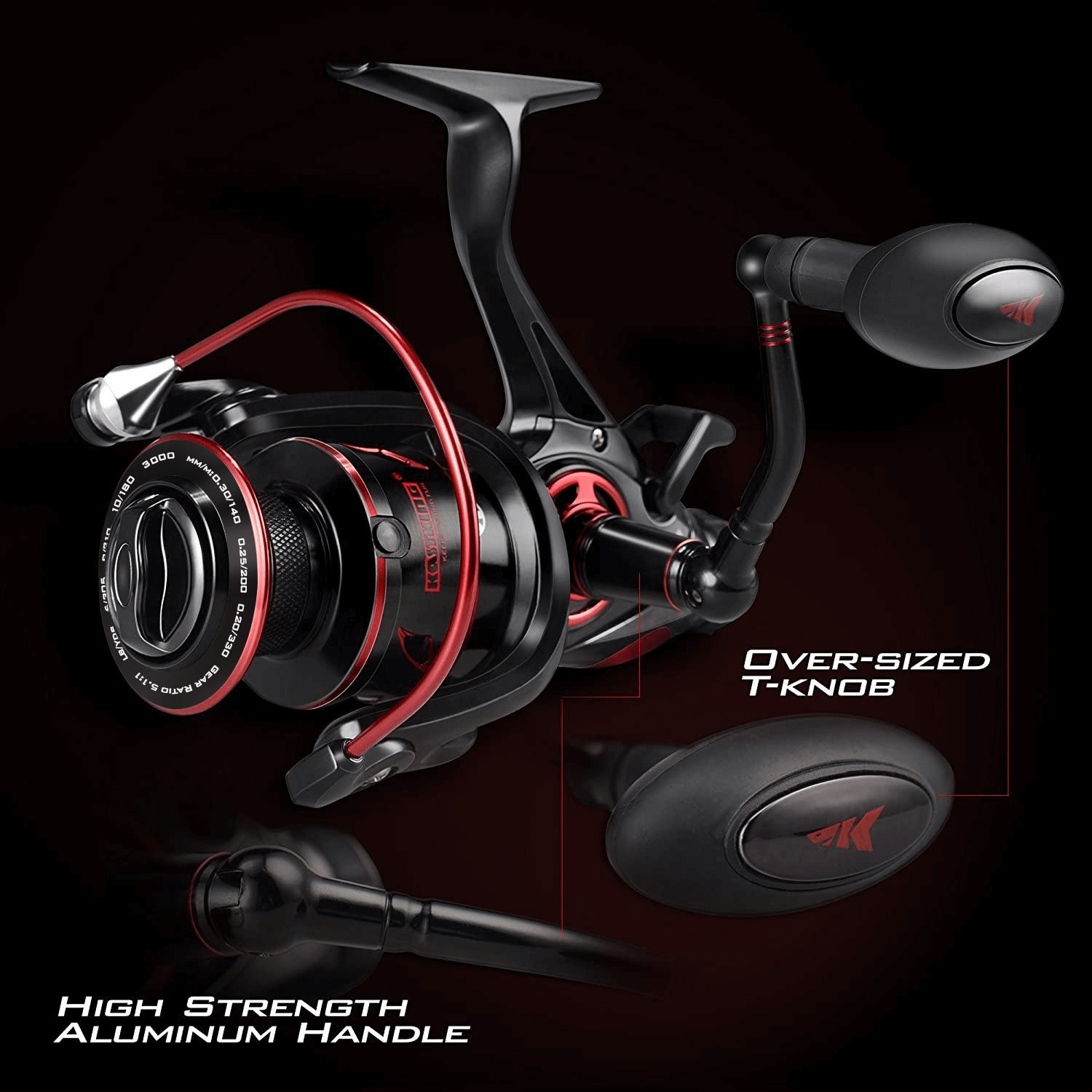 KastKing Sharky Baitfeeder III Spinning Reel 19 kastKing