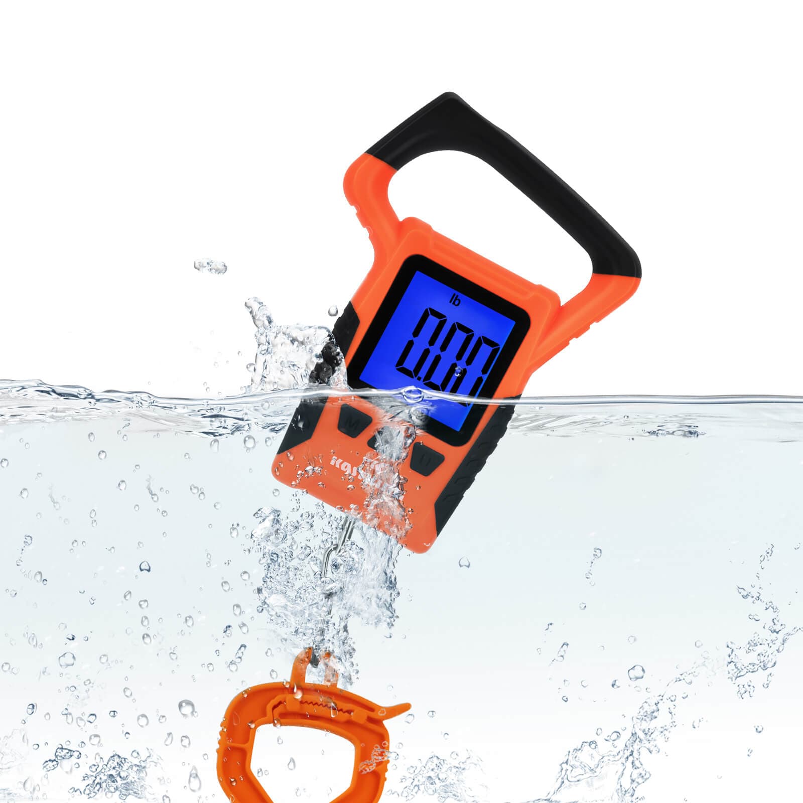 Waterproof Floating Digital Fishing Scale With No-puncture Lip