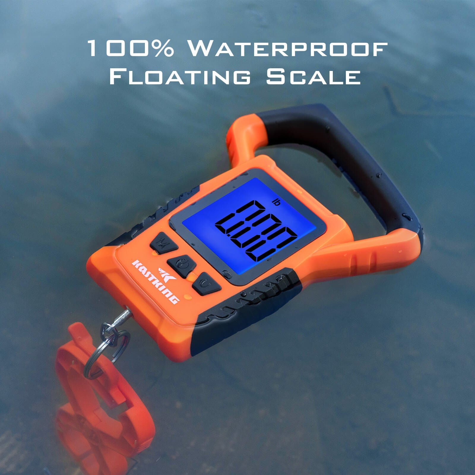 KastKing Fishing Or Travel Digital Scale Portable Floating, 2.5” LCD,  Waterproof
