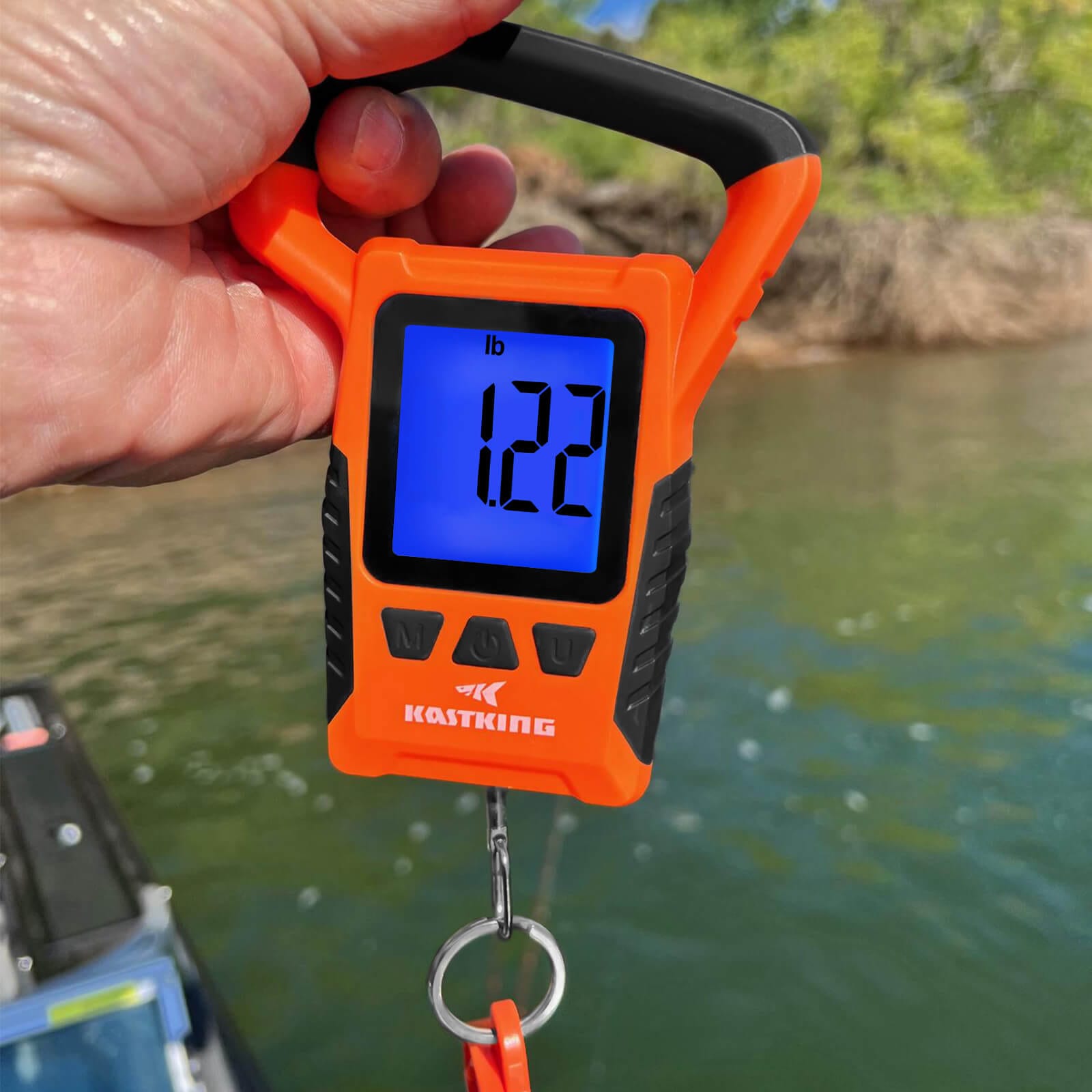 KastKing WideView Floating Waterproof Digital Scale and Lip Grip Combo