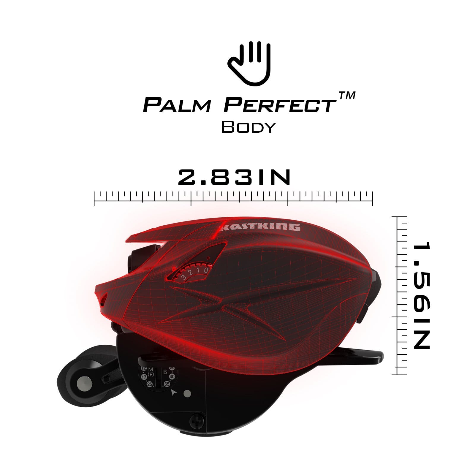 baitcasting fishing reel demon KastKing Speed Demon Elite Fishing Reel, Left Handed