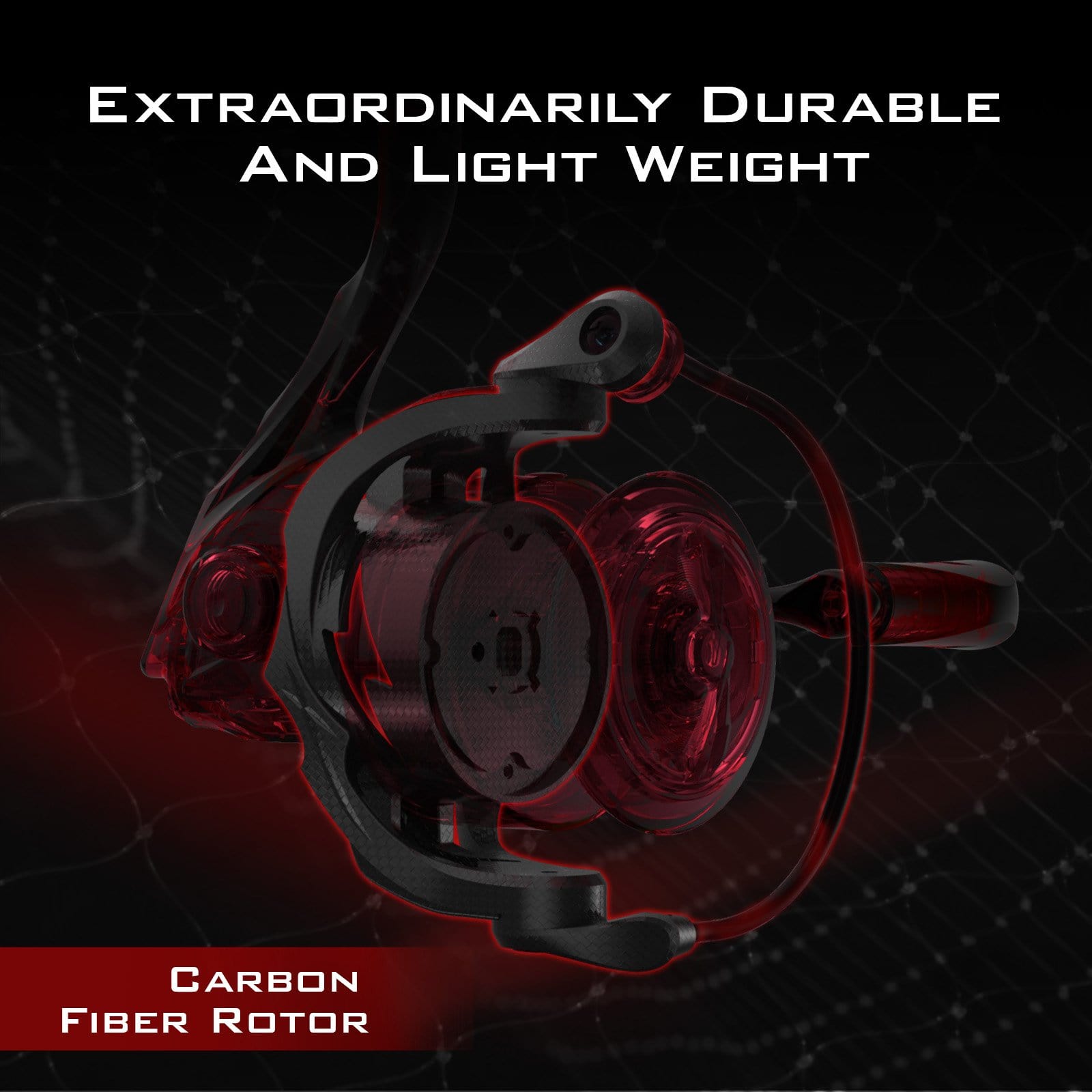 carbon composite rotor for fishing reel KastKing Speed Demon Elite Spinning Fishing Reel 3000 / 7.4:1