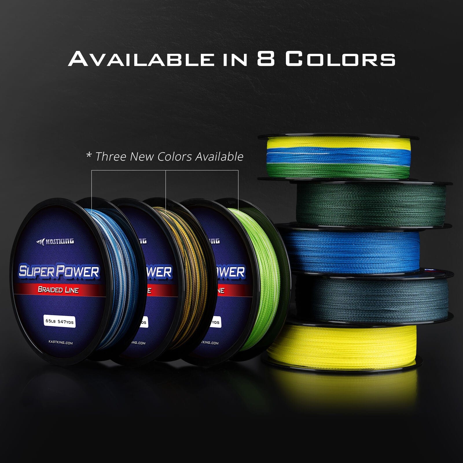 KastKing Superpower & Destron Braided Fishing Line, Highly Abrasion  Resistant, Improved Knot Strength, Ultra-Thin Diameter Superline, Zero  Stretch 