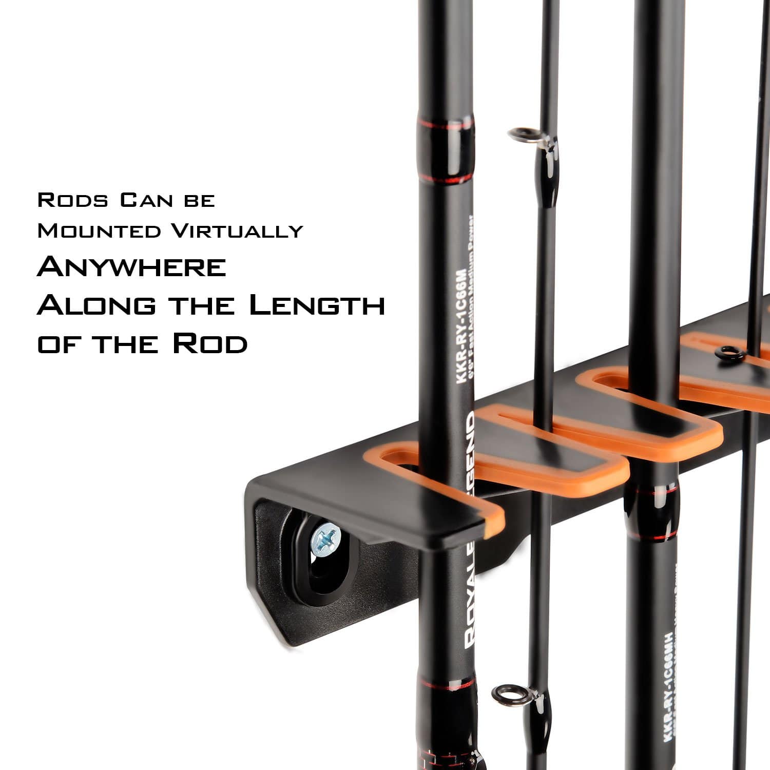 KastKing SafeGuard Fishing Rod Holder for Garage, Wall or Ceiling Mounted  Fishing Rod Rack Storage Organizer, Fishing Pole Holder Holds 6 Rods or  Combos in Less Than 18 Inches : : Sports