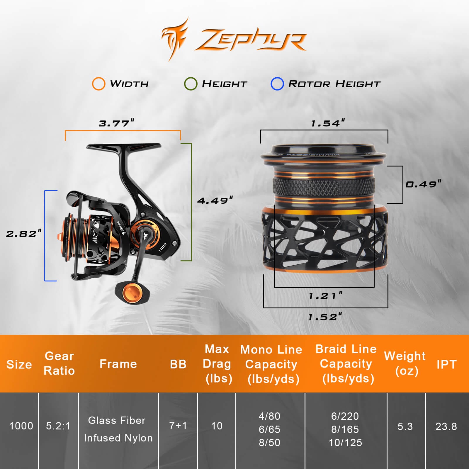 35kg Full Metal Kastking Zephyr Spinning Reel For Effective