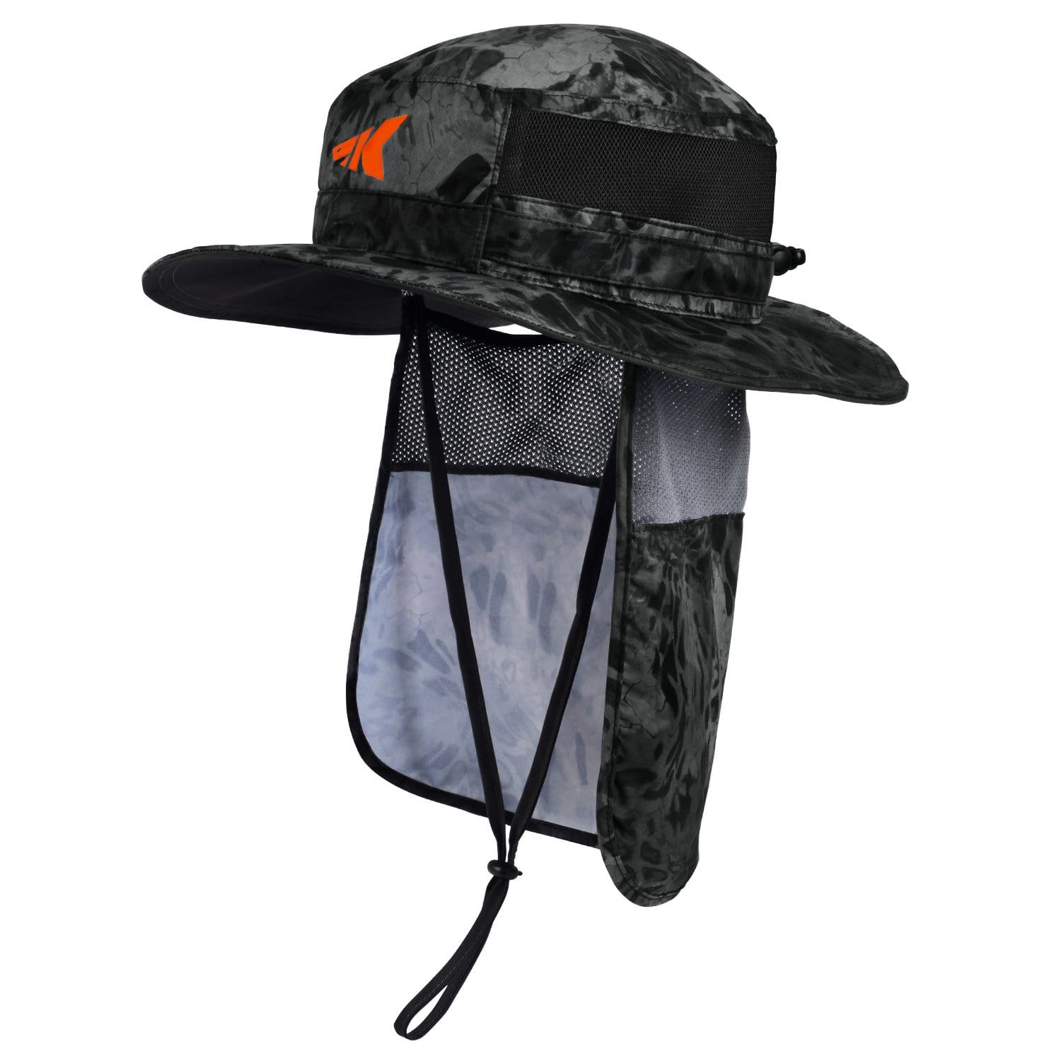 KastKing Fishing Hiking Hat for Men, Sun Protection, Pattern Beach