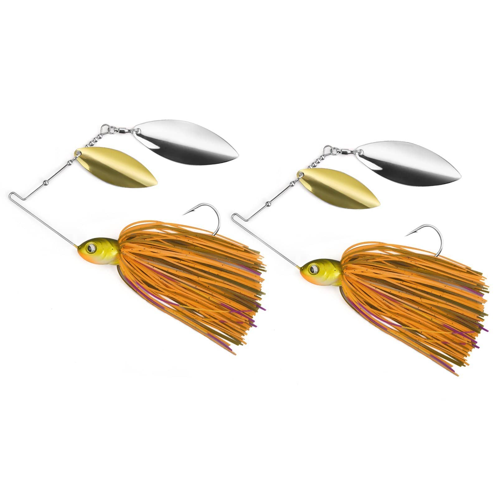 MadBite Spinnerbait Fishing Lures - 3/8 / Fire perch / 2