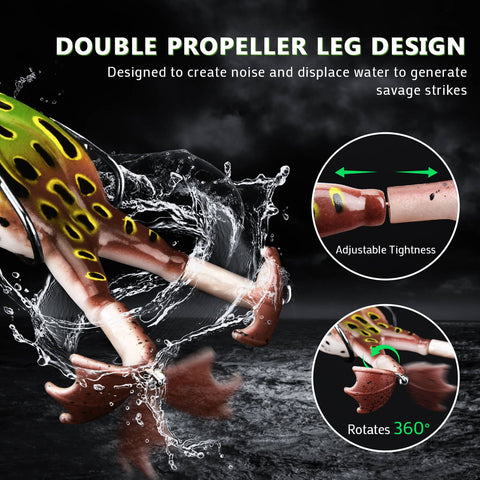 MadBite 3/5 Pack Frog Fishing Lure Kits