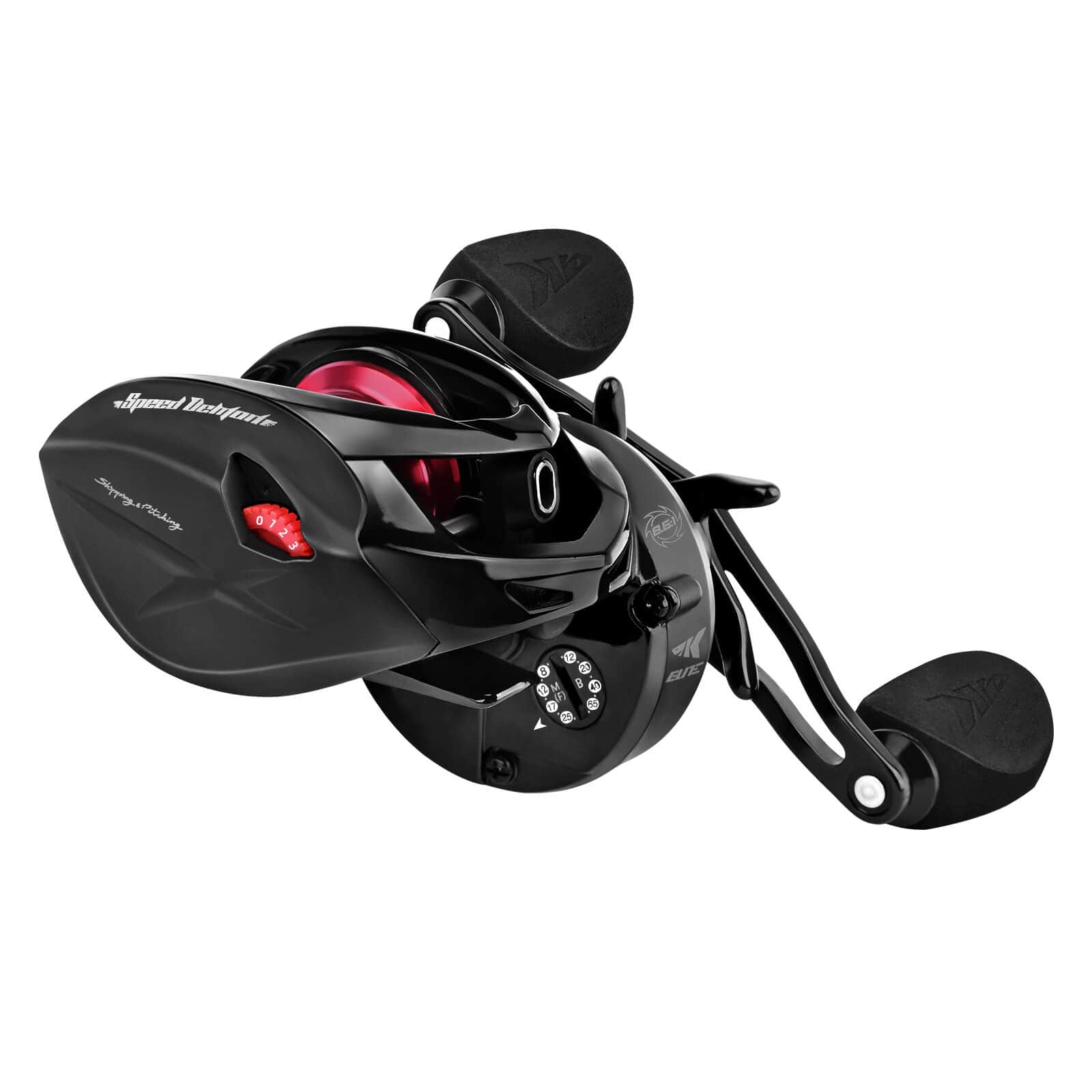 KastKing - No drag…no problem! The new KastKing Speed Demon Elite Deadbolt  was designed with no braking system instead the reel utilizes a spool  locking physical design. This reel is locked down